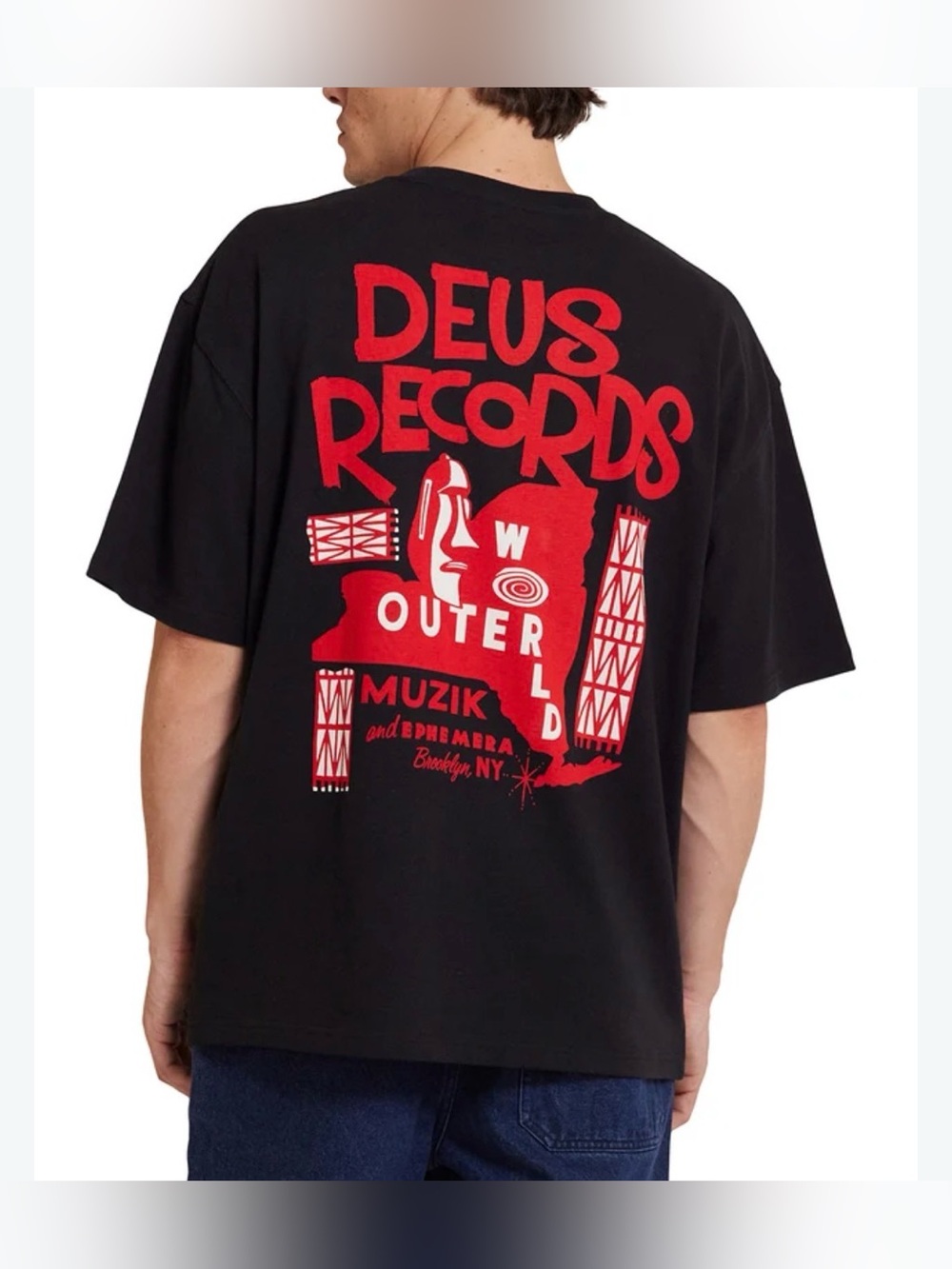 Deus Ex Machina Outerworld Tee size XXL oversized boxy fit